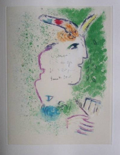 Marc Chagall De Mauvais Sujets IV (Cramer 35) 1958