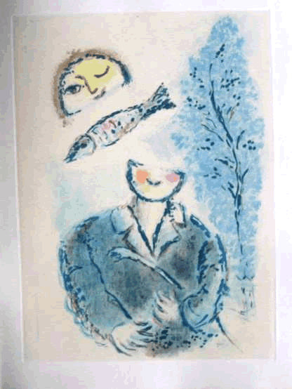 Marc Chagall De Mauvais Sujets X (Cramer 35) 1958