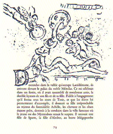 Marc Chagall Descendus dans la vallee qu occupe (Cramer 96) 1975