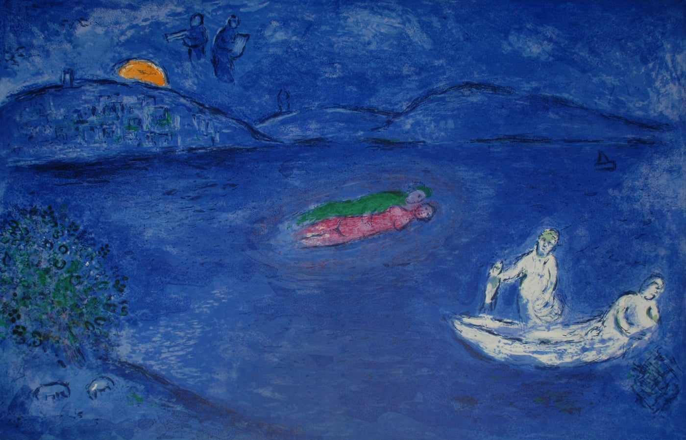 Marc Chagall Echo, from Daphnis and Chloe (Mourlot 340, Cramer 46) 1961