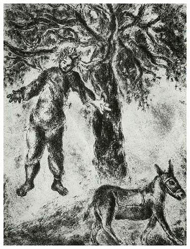 Marc Chagall End of Absalom (Cramer 29) 1956