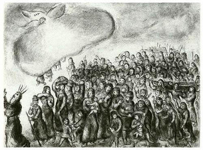 Marc Chagall Exodus from Egypt (Cramer 29) 1956