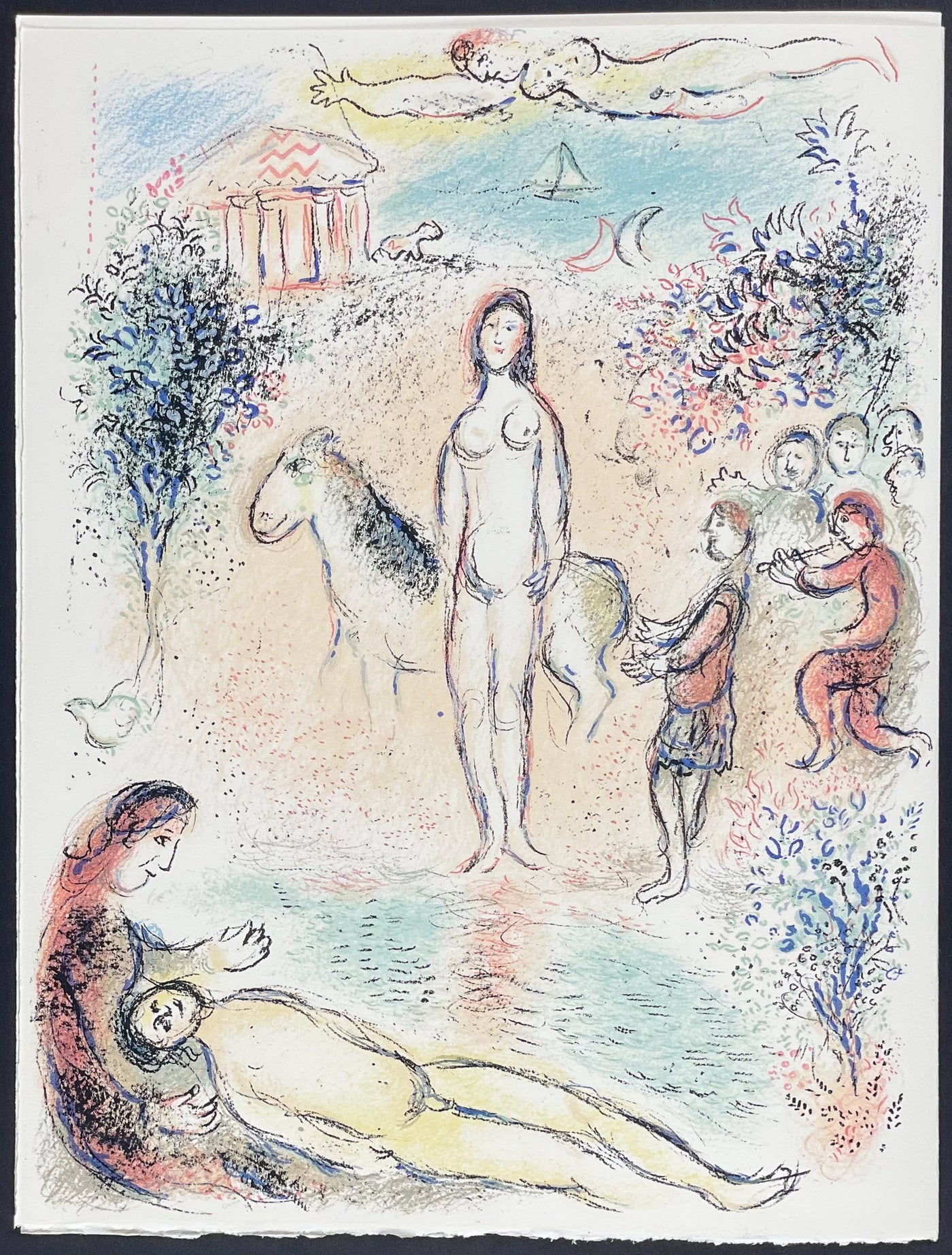 Marc Chagall Frontispiece (Cramer 96) 1975