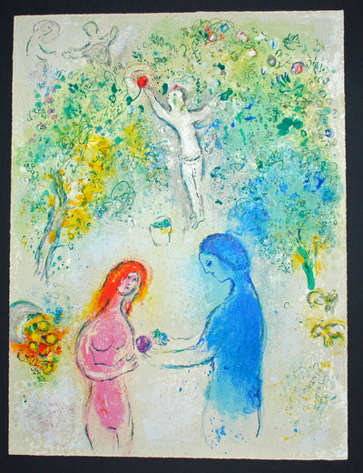 Marc Chagall Frontispiece from Daphnis and Chloe (Mourlot 308, Cramer 46) 1961