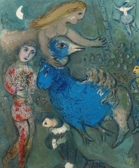 Marc Chagall Frontispiece (Mourlot 490) 1967