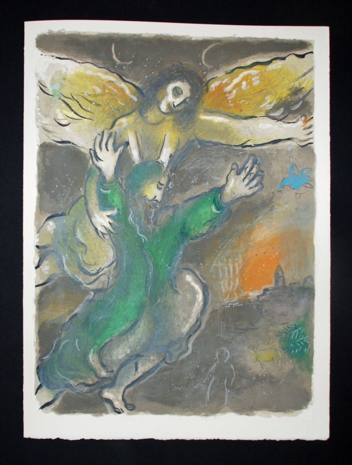 Marc Chagall Garments of Ministration, from The Story of Exodus (Mourlot 466, Cramer no. 64) 1966