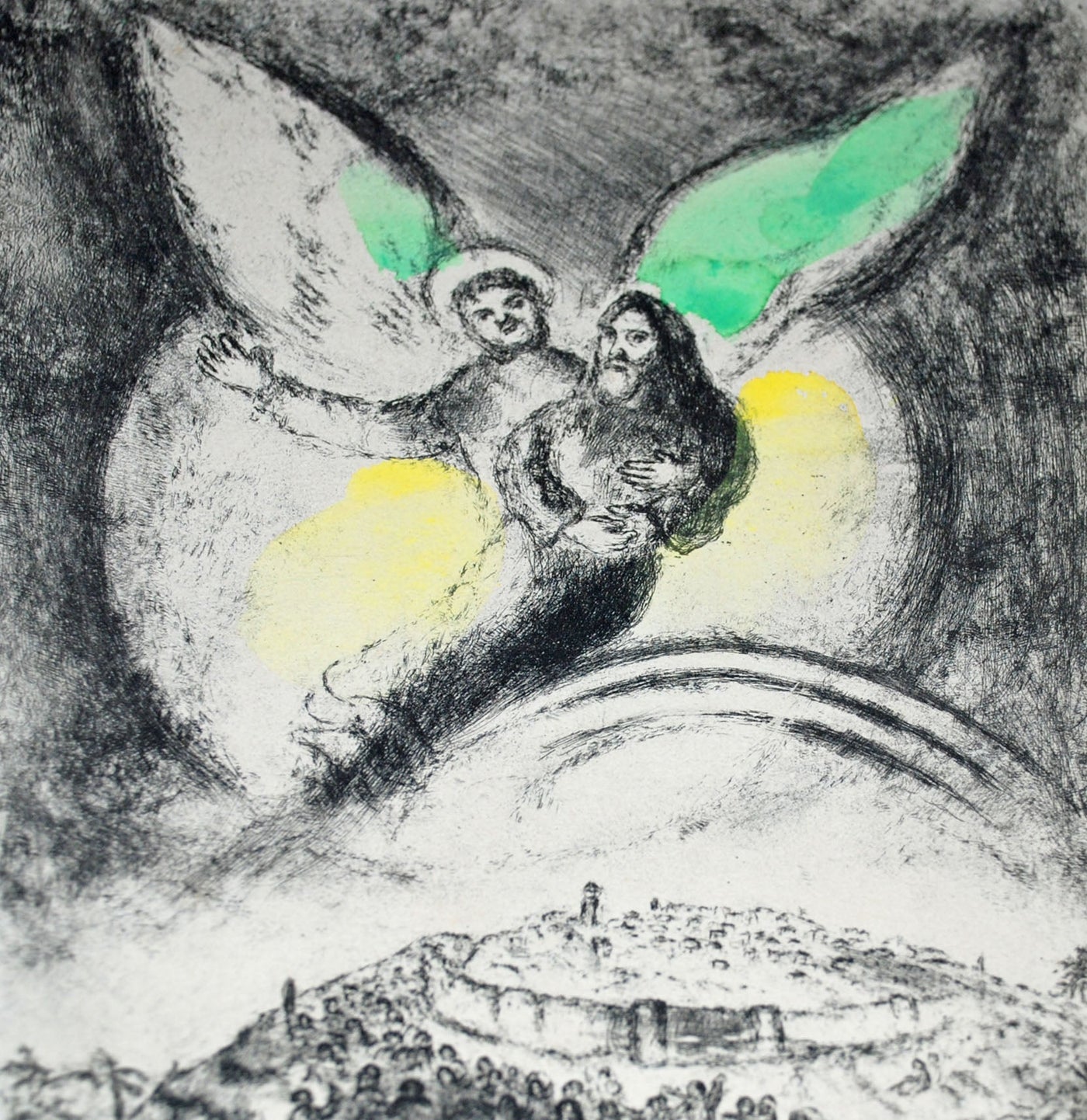 Marc Chagall God Will Have Pity on Jacob (Cramer 30) 1958
