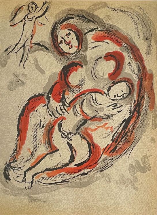 Marc Chagall Hagar in the Desert (Cramer 42) 1960