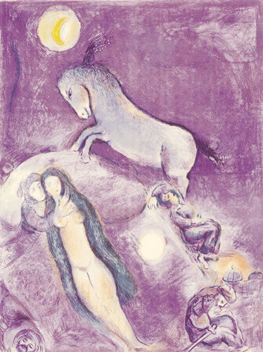 Marc Chagall He went up to the couch..., from Arabian Nights (Cramer 18) 1948