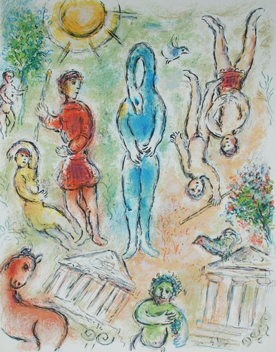 Marc Chagall In Hell (Cramer 96) 1975