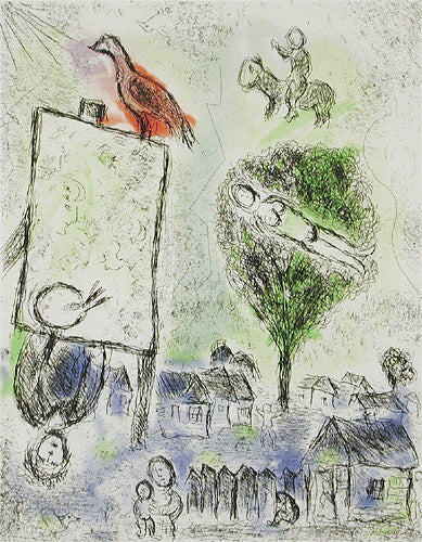 Marc Chagall Inspiration from Songes (1981) (Cramer 112) 1981