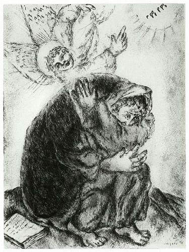 Marc Chagall Isaiah's Prayer (Cramer 29) 1956