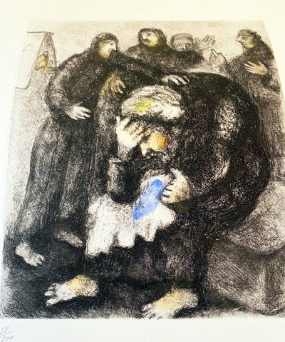 Marc Chagall Jacob Weeping for Joseph (Cramer 30) 1958