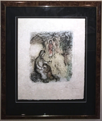 Marc Chagall Jacob's Blessing (Mourlot 943) 1979