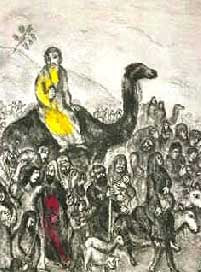 Marc Chagall Jacob's Departure from Egypt (Cramer 30) 1958