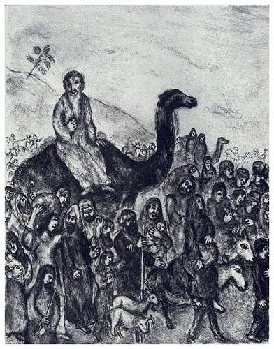 Marc Chagall Jacob's Departure from Egypt (Cramer 29) 1956