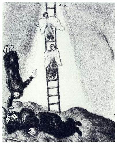 Marc Chagall Jacob's Ladder (Cramer 29) 1956