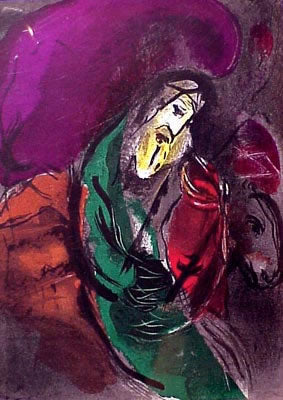 Marc Chagall Jeremiah (Cramer 25 Mourlot 139) 1956