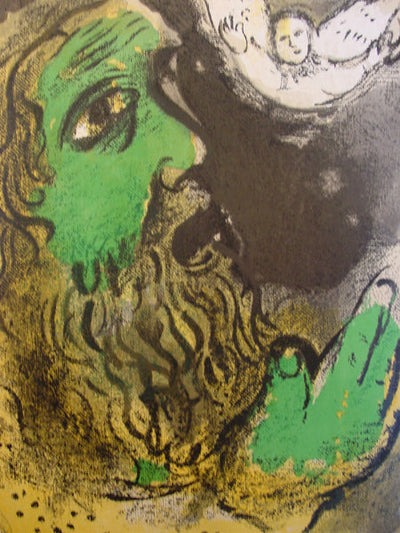 Marc Chagall Job Praying (Cramer 42) 1960
