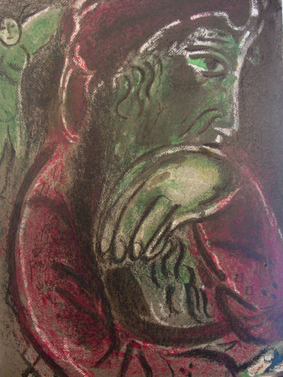 Marc Chagall Job in Despair (Cramer 42) 1960