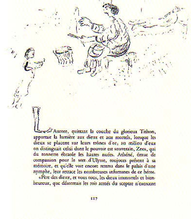 Marc Chagall L'Aurore quittant la couche (Cramer 96) 1975