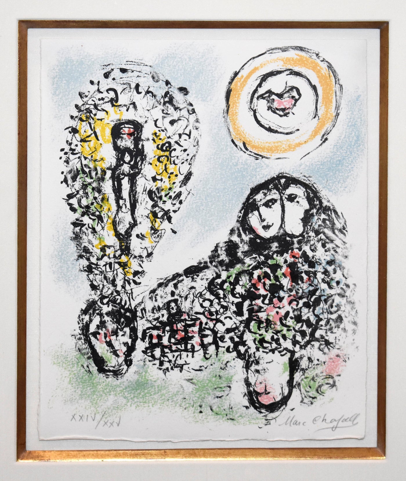 Marc Chagall La Mise en Mots (Mourlot 584.A) 1969