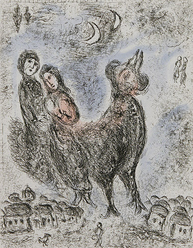 Marc Chagall La Paix du Soir from Songes (1981) (Cramer 112) 1981