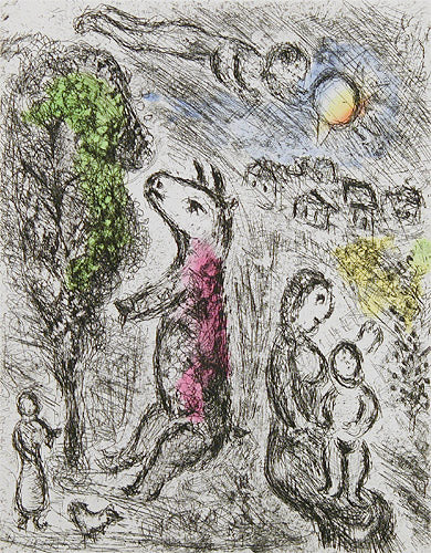 Marc Chagall La Vie from Songes (1981) (Cramer 112) 1981