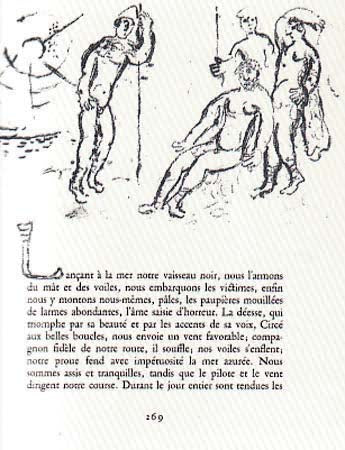 Marc Chagall Lancant a la mer notre (Cramer 96) 1975