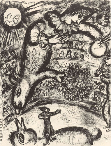 Marc Chagall Le Cirque (Mourlot 526) 1967