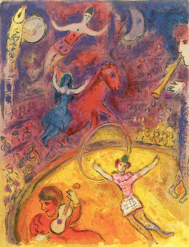 Marc Chagall Le Cirque (Mourlot 512) 1967