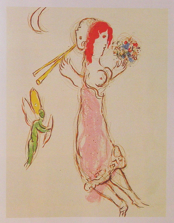 Marc Chagall Lithograph from XXth Century (Cramer 41) 1960