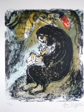Marc Chagall Meditation (Mourlot 941) 1979
