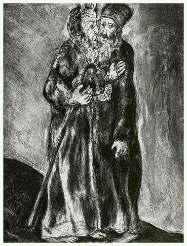 Marc Chagall Meeting of Moses and Aaron (Cramer 29) 1956