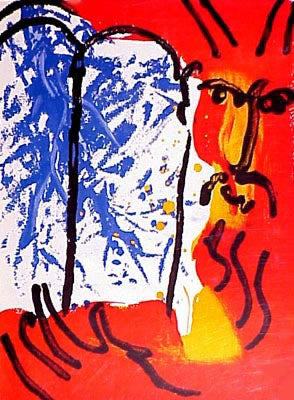 Marc Chagall Moses I (Cramer 25 Mourlot 124) 1956