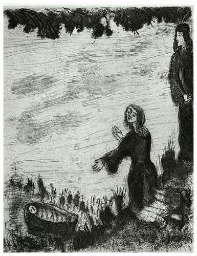 Marc Chagall Moses Saved from the Water (Cramer 29) 1956