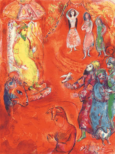 Marc Chagall Now the king loved science and geometry..., from Arabian Nights (Cramer 18) 1948