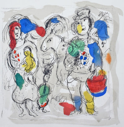 Marc Chagall Petits Paysans I (Mourlot 546) 1968