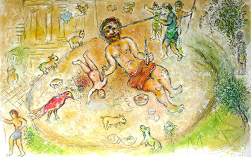 Marc Chagall Polyphemus (Cramer 96) 1975