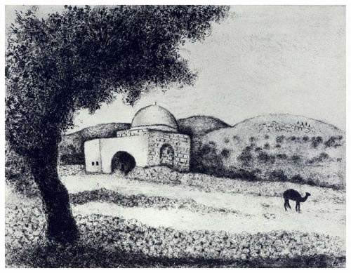 Marc Chagall Rachel's Tomb (Cramer 29) 1956