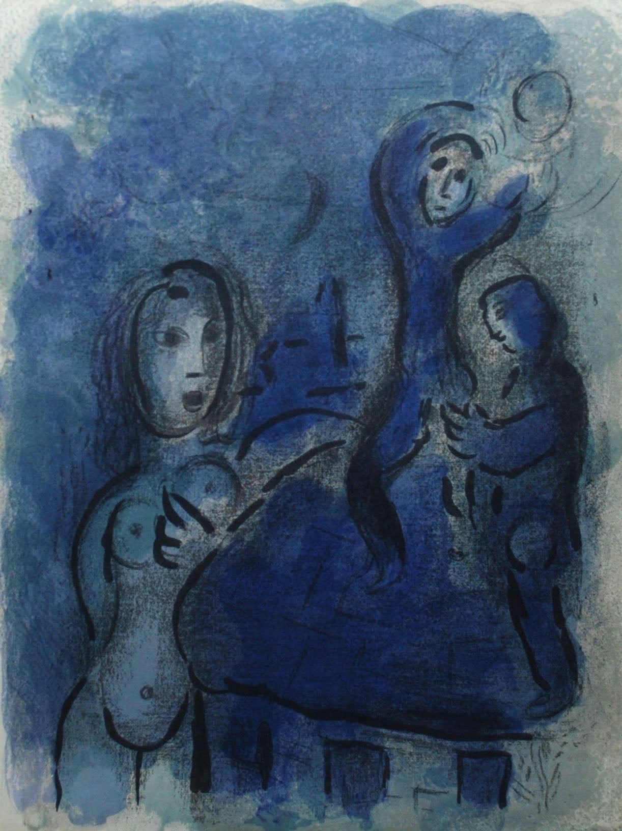 Marc Chagall Rahab and the Spies of Jericho (Cramer 42) 1960