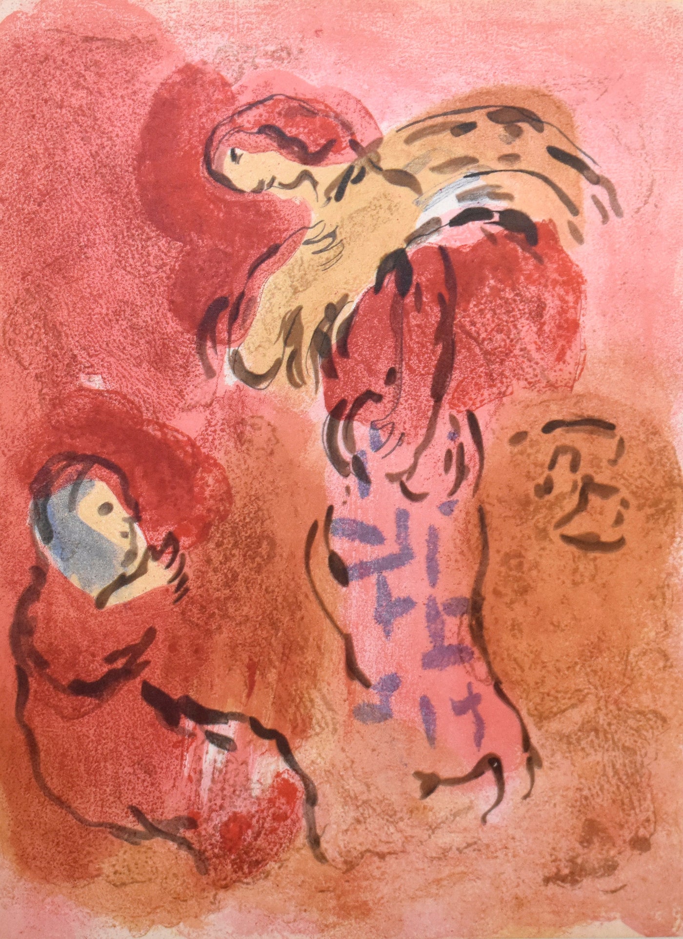 Marc Chagall Ruth Gleaning (Cramer 42) 1960