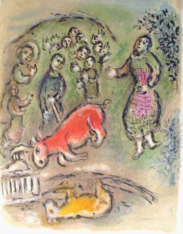 Marc Chagall Sacrifice at Athenae (Cramer 96) 1975