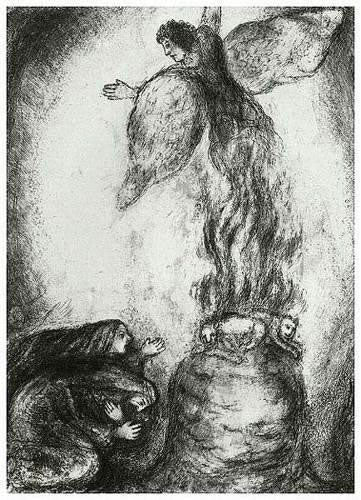 Marc Chagall Sacrifice of Manoah (Cramer 29) 1956