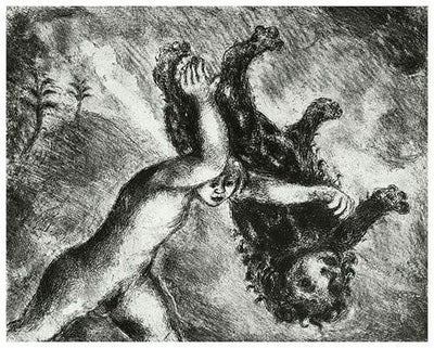 Marc Chagall Samson and the Lion (Cramer 29) 1956