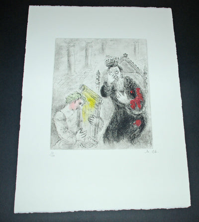 Marc Chagall Saul and David (Cramer 30) 1958