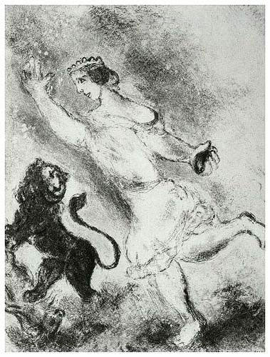 Marc Chagall Saul and David (Cramer 29) 1956