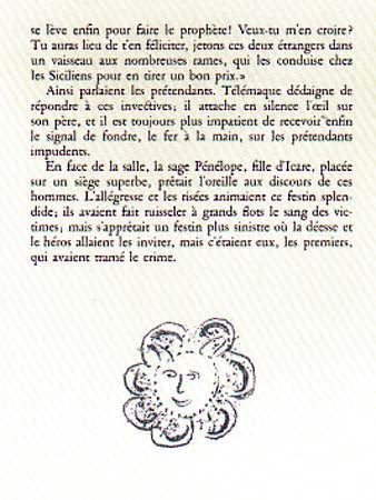 Marc Chagall Se leve enfin pour faire le prophete (Rises at last to the prophet) (Cramer 96) 1975