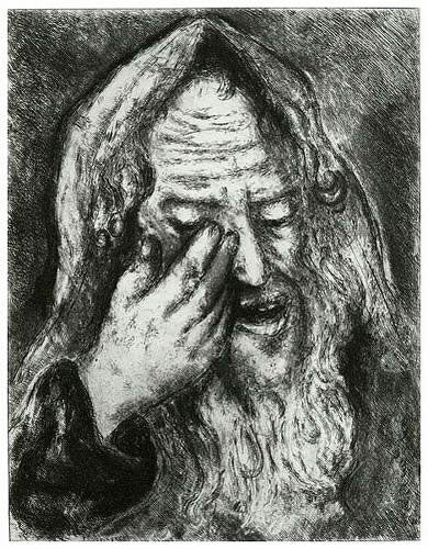 Marc Chagall Suffering of Jeremiah (Cramer 29) 1956