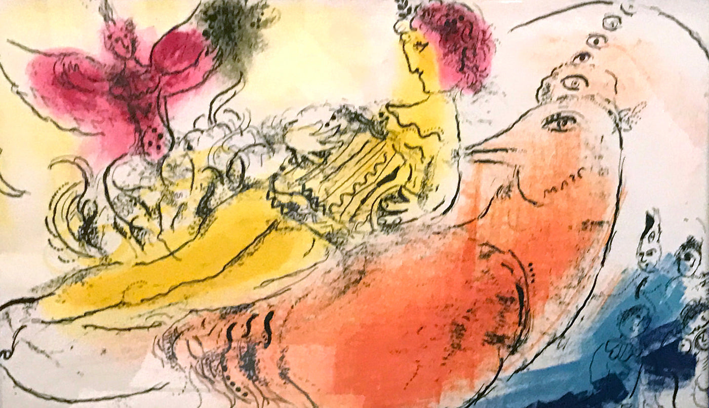 Marc Chagall The Accordionist (Cramer 34) 1957